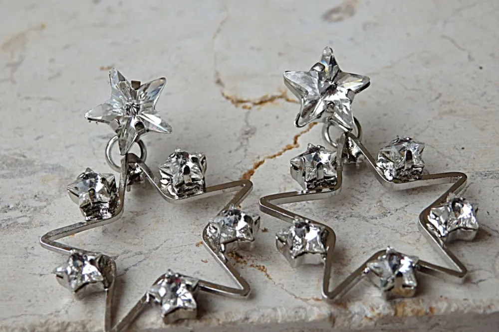 Star shaped earrings