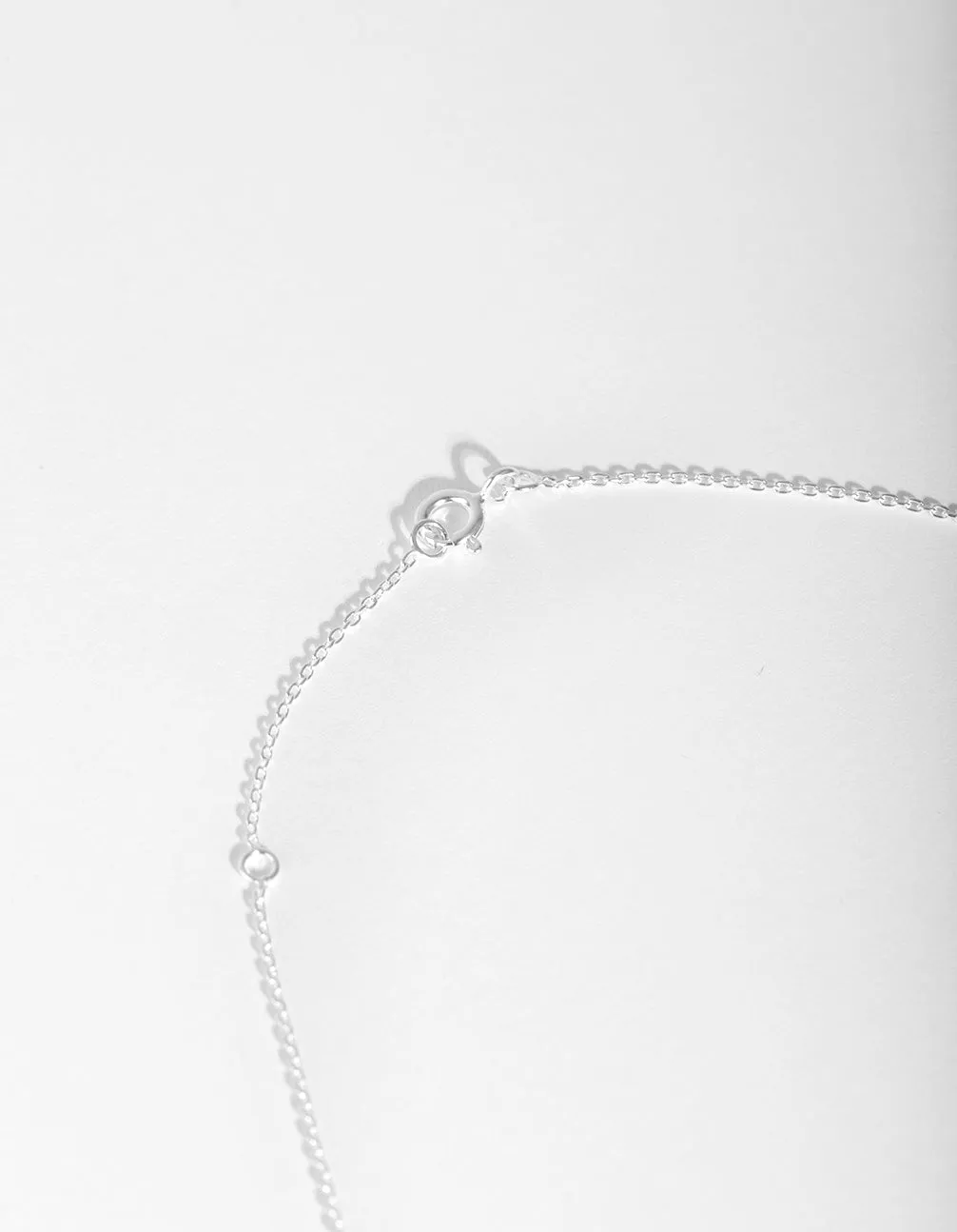 Sterling Silver Graduating Bead Necklace