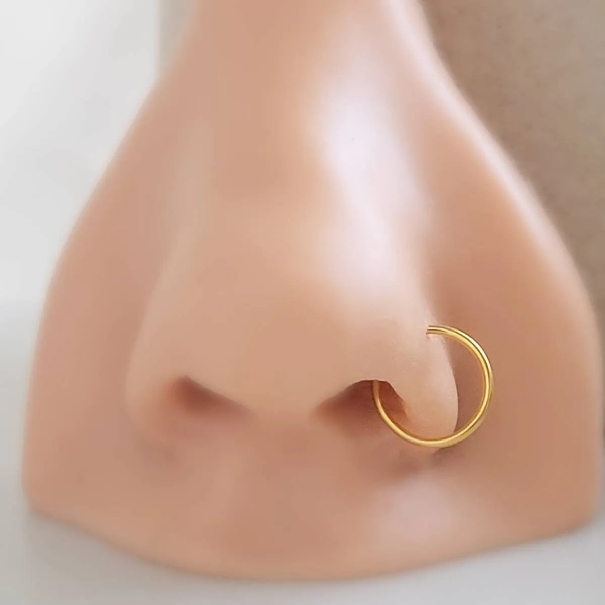 Super Thin Endless Nose Hoop