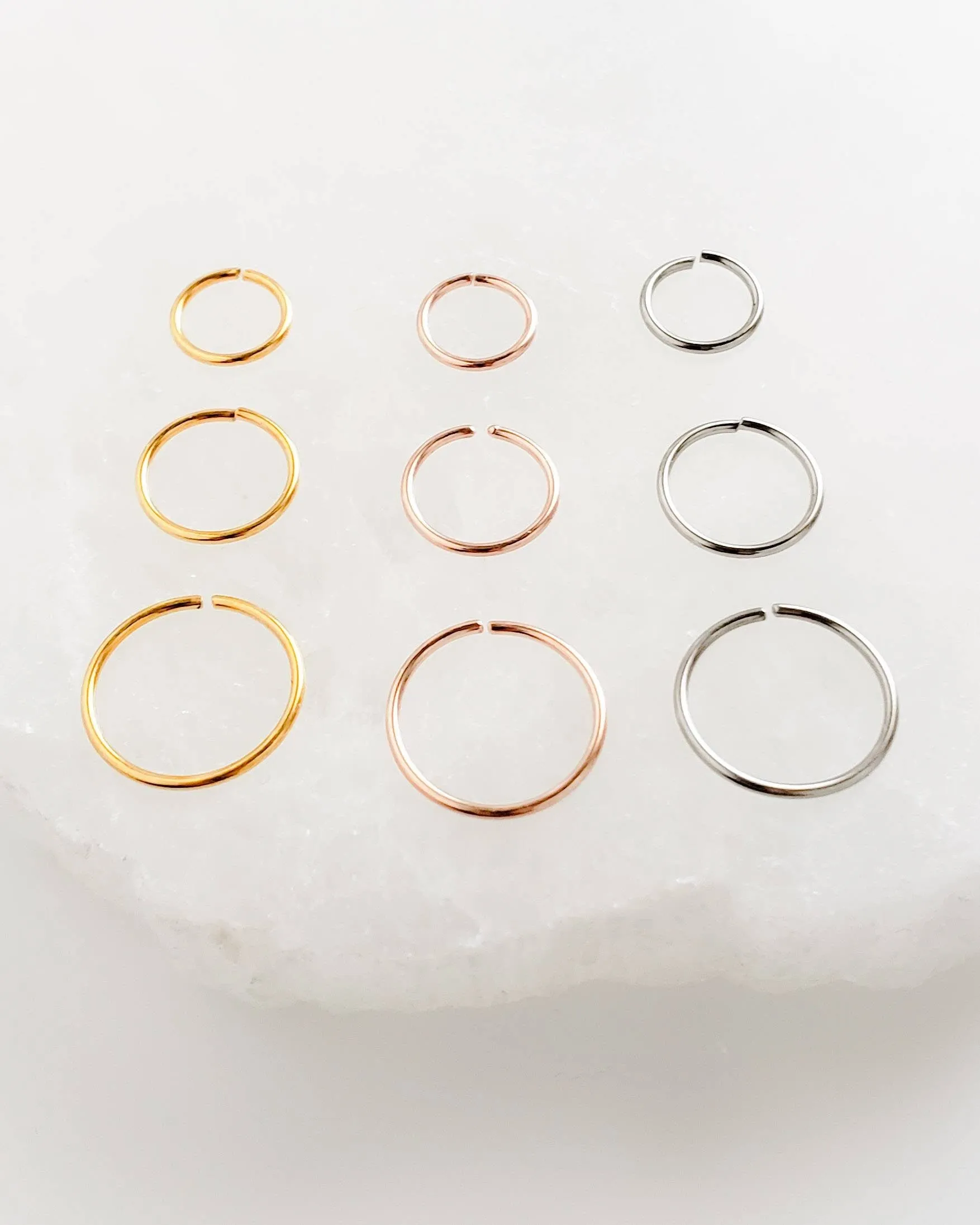 Super Thin Endless Nose Hoop