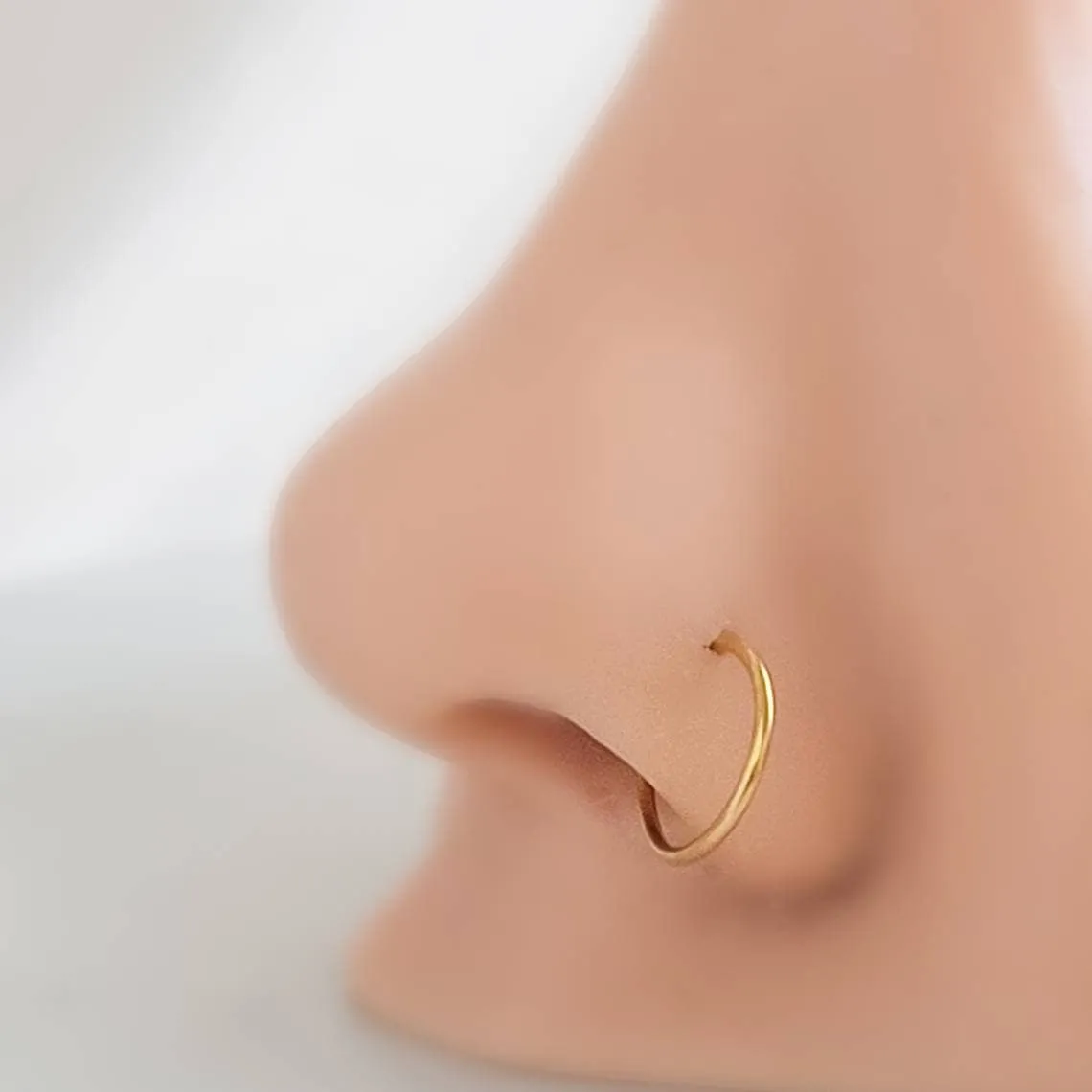 Super Thin Endless Nose Hoop