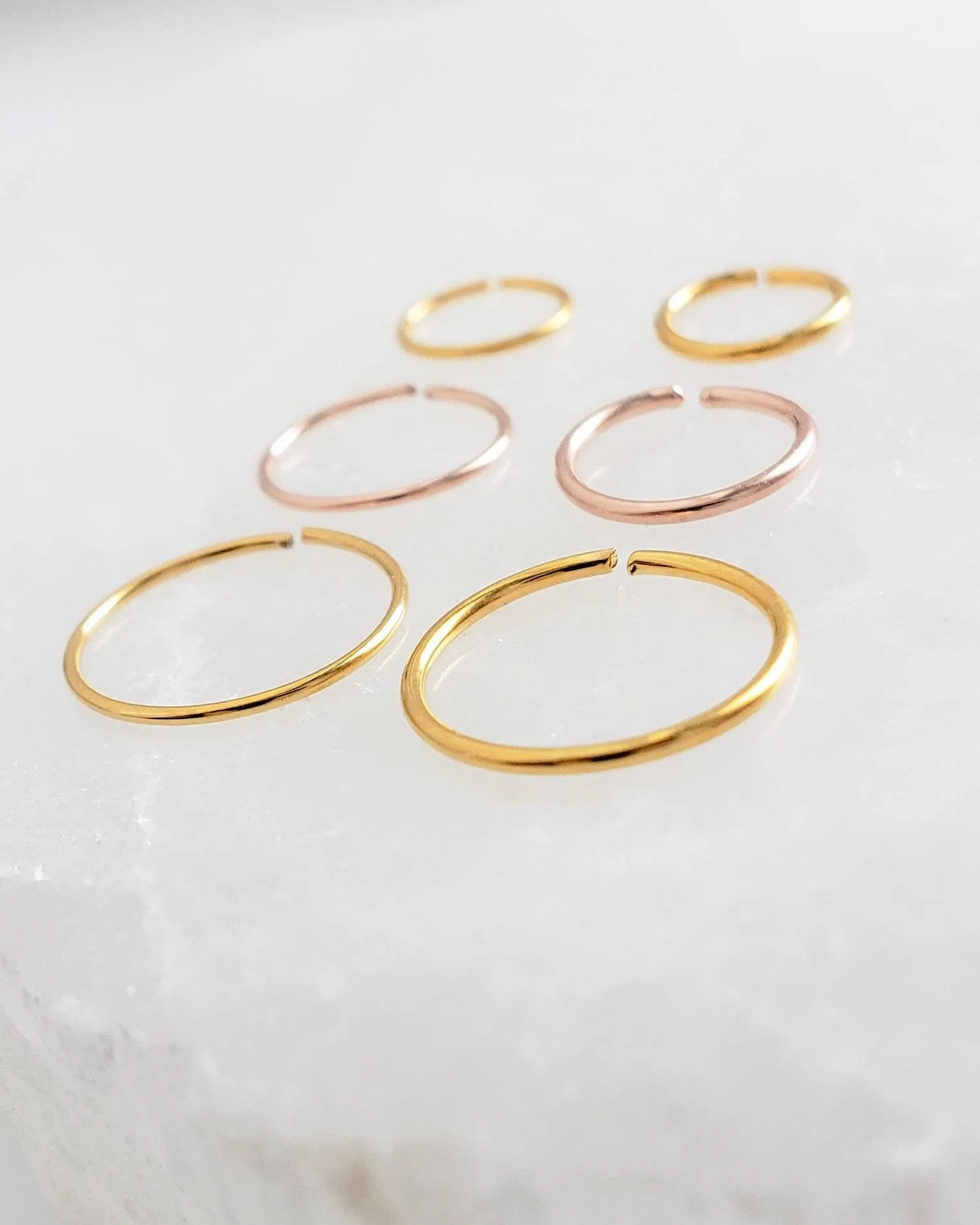 Super Thin Endless Nose Hoop