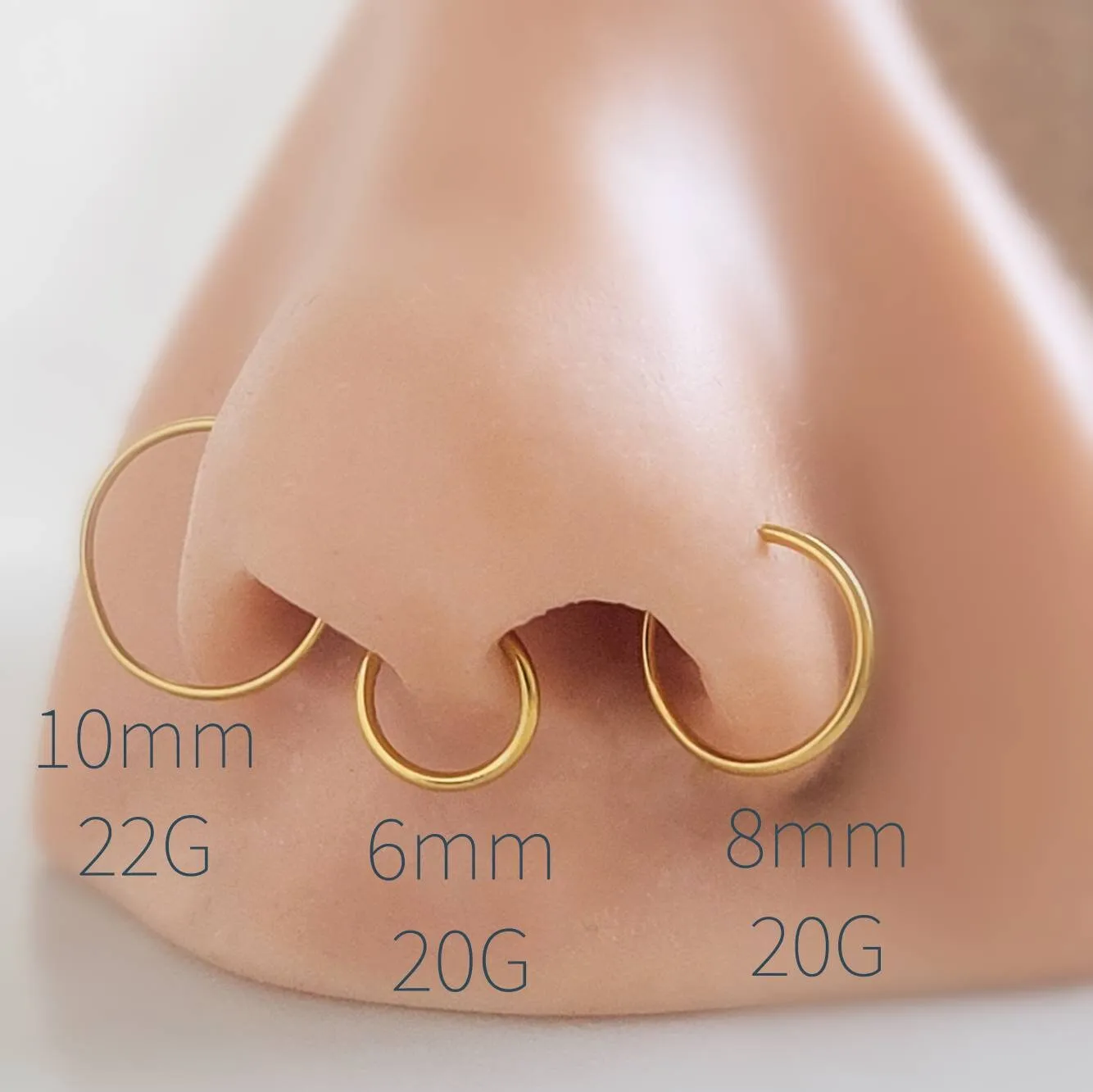 Super Thin Endless Nose Hoop