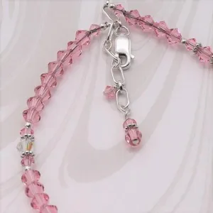 Swarovski™ Crystals Bracelet - Light Rose