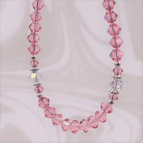 Swarovski™ Crystals Bracelet - Light Rose