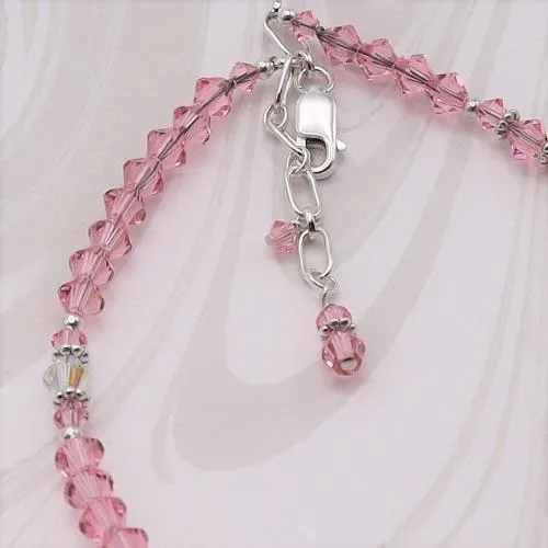 Swarovski™ Crystals Bracelet - Light Rose