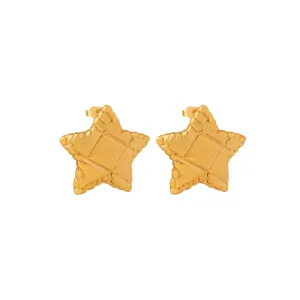 TEEK - Titanium Steel Star Stud Earrings