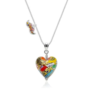 The Kiss Latte Art Heart Necklace