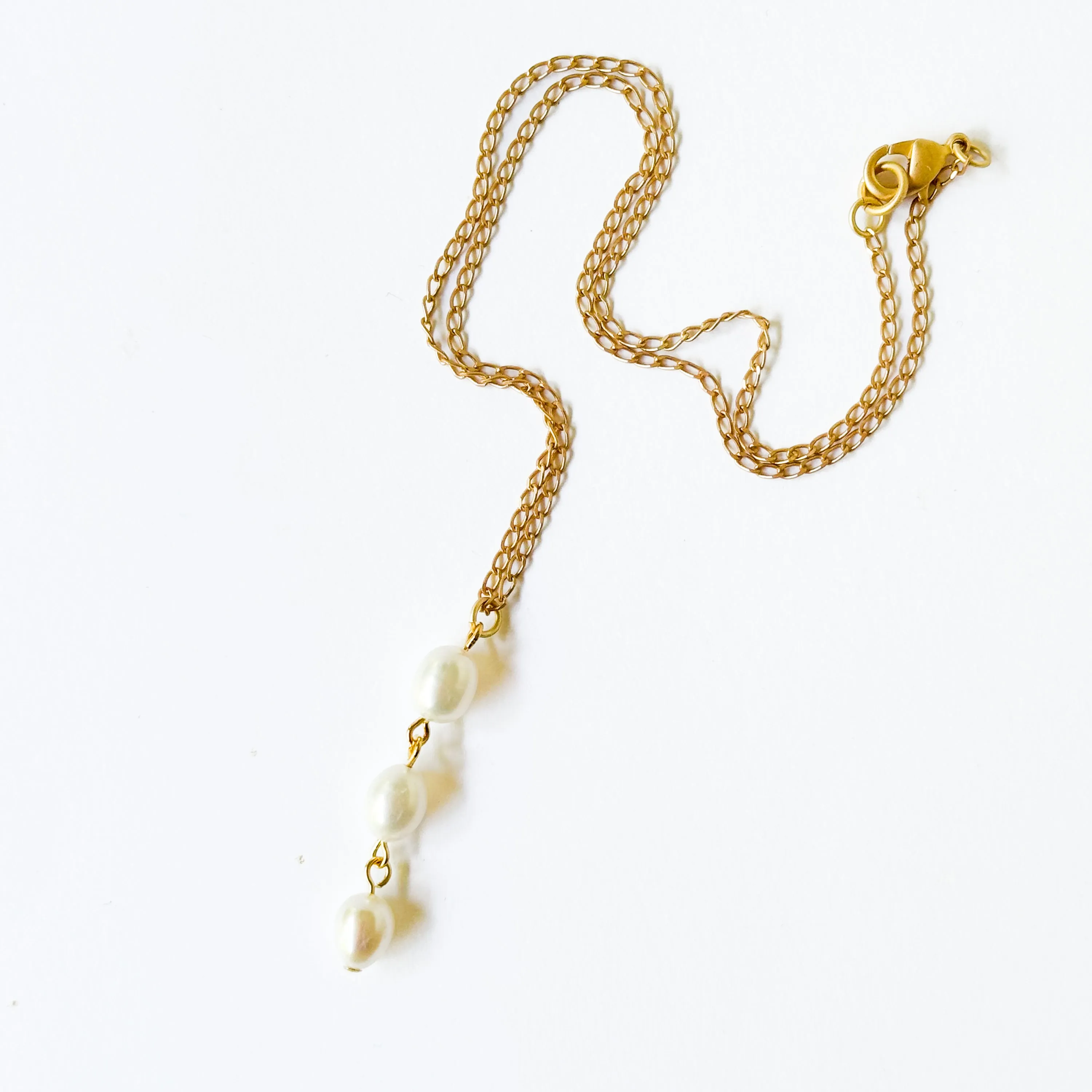 Three Pearl Necklace - WS