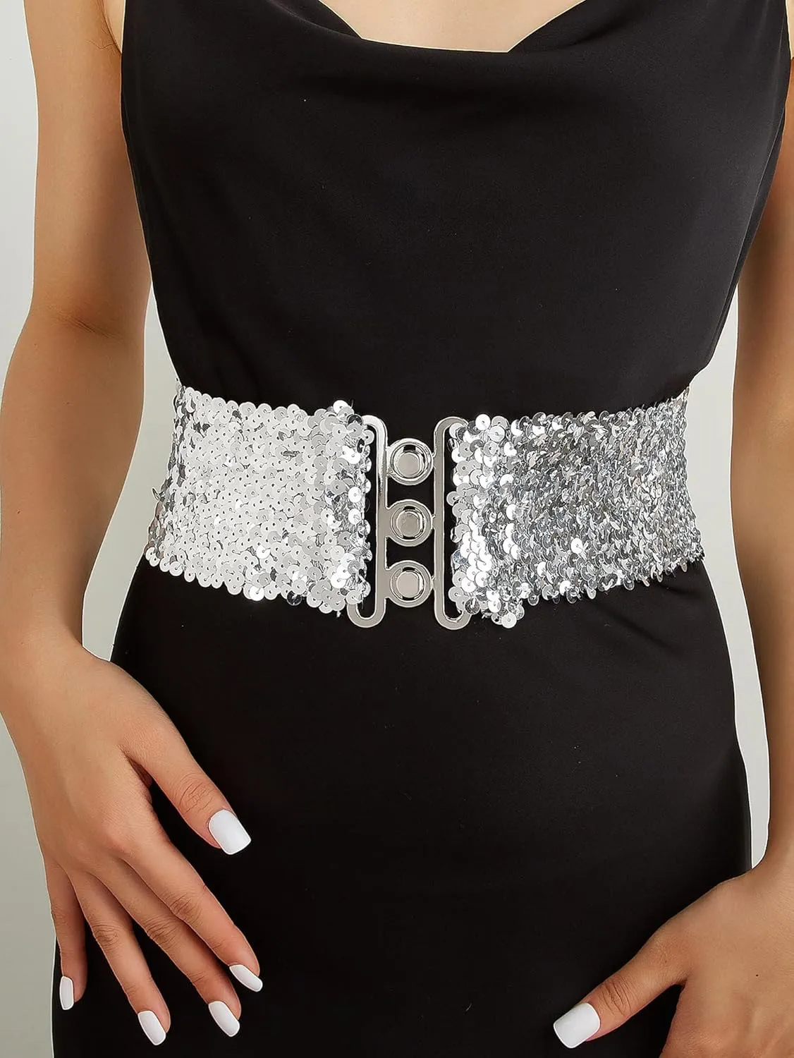 VASTLUCKY Womens Elastic Waist Belts Lace-up Cincher Waspie Corset Lace Fashion Waistband for Long Shirt Dress Belt