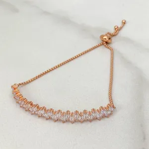 VENICE Rose Gold Crystal Bracelet