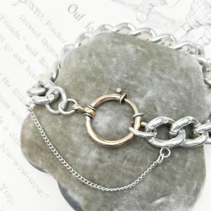 Vintage Chunky Bracelet | Curb Link