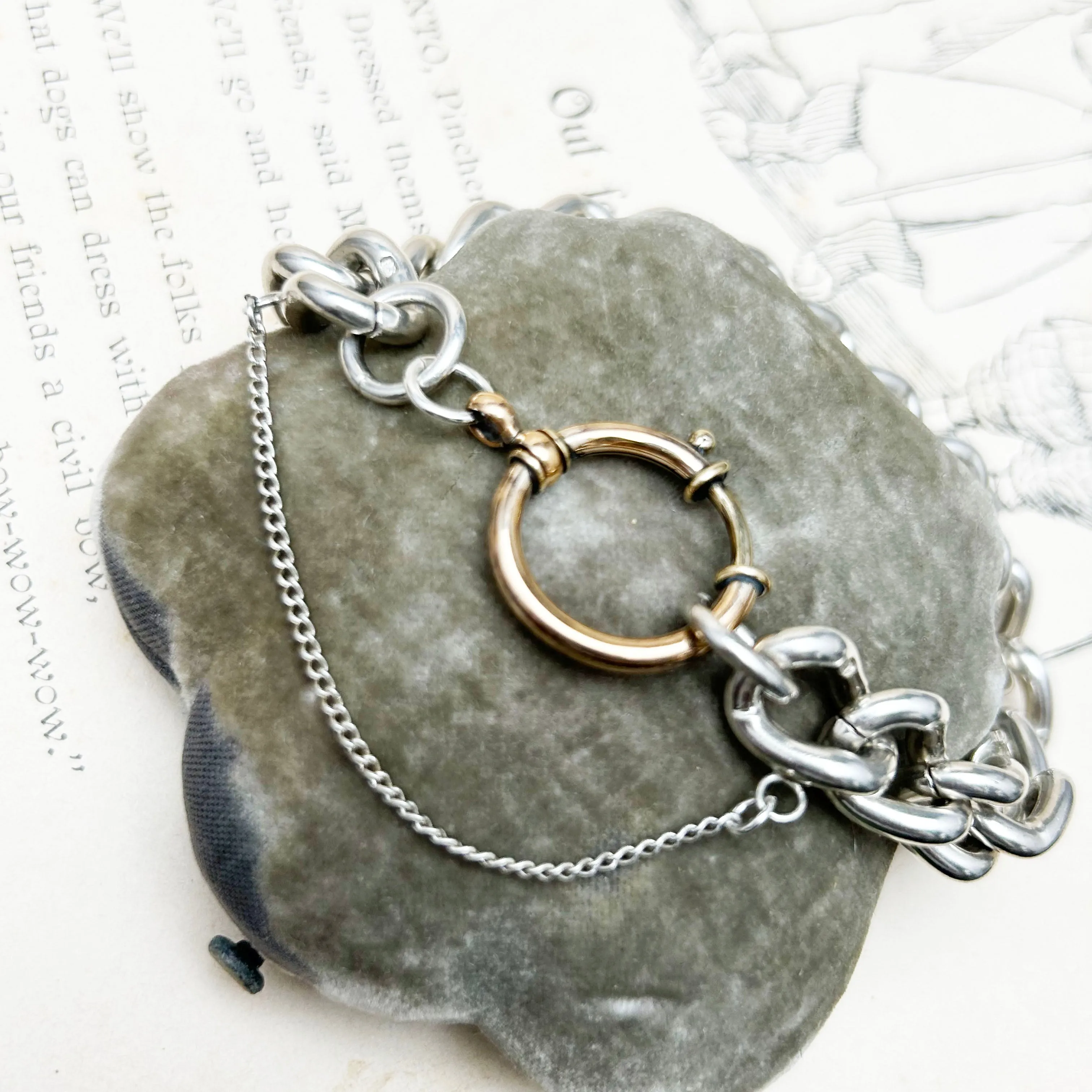 Vintage Chunky Bracelet | Curb Link