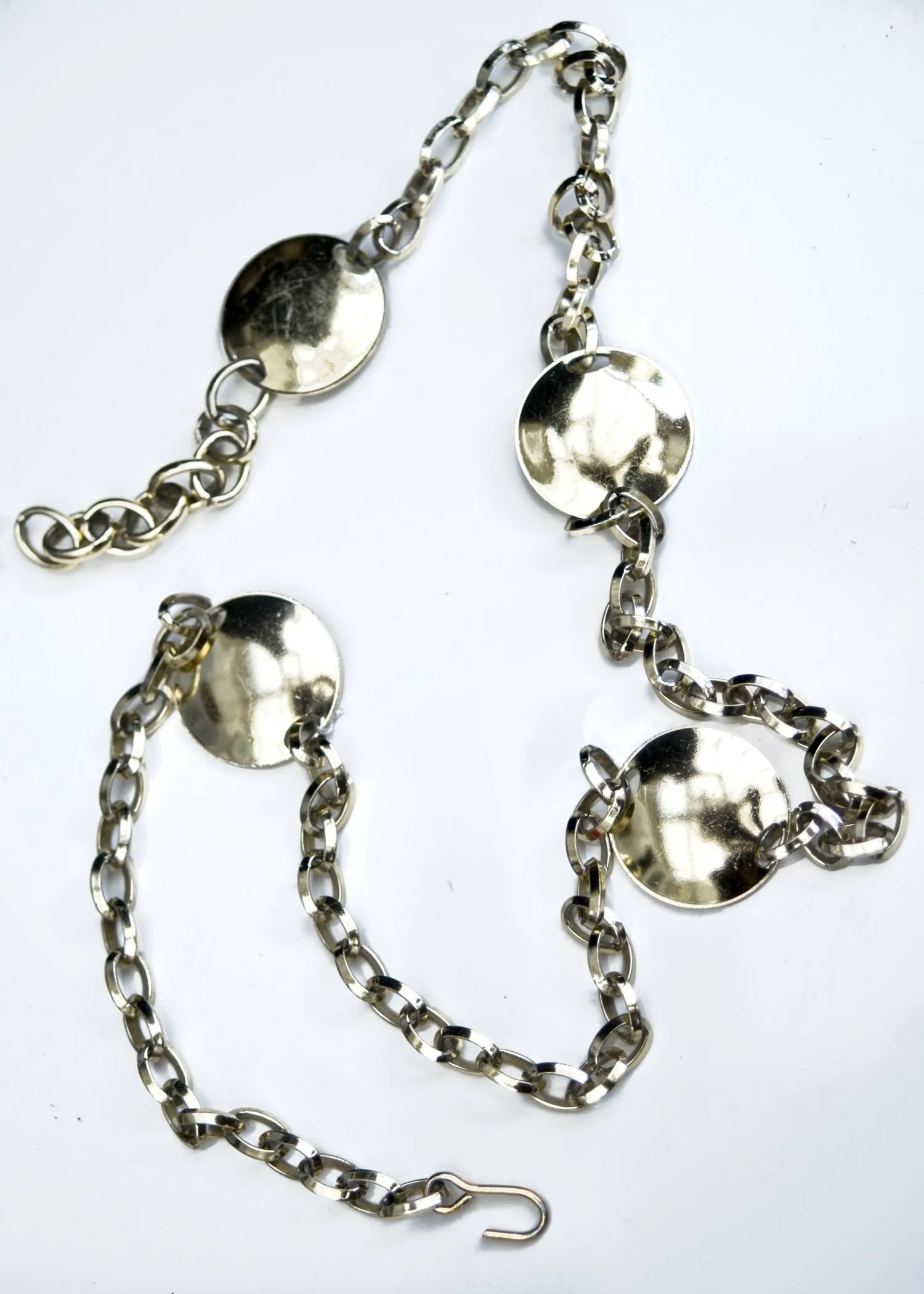 Vintage Lightweight Metal Chain Link Belt